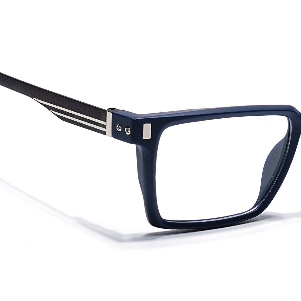 Eyejack Blue Rectangle Eyeglasses for Men and Women - Style 2442 - view 3