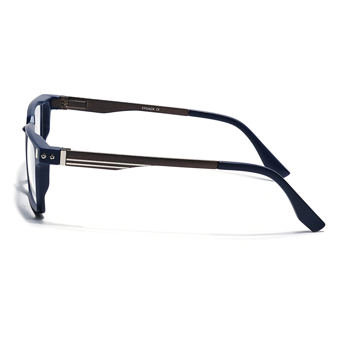 Eyejack Blue Rectangle Eyeglasses for Men and Women - Style 2442 - view 5
