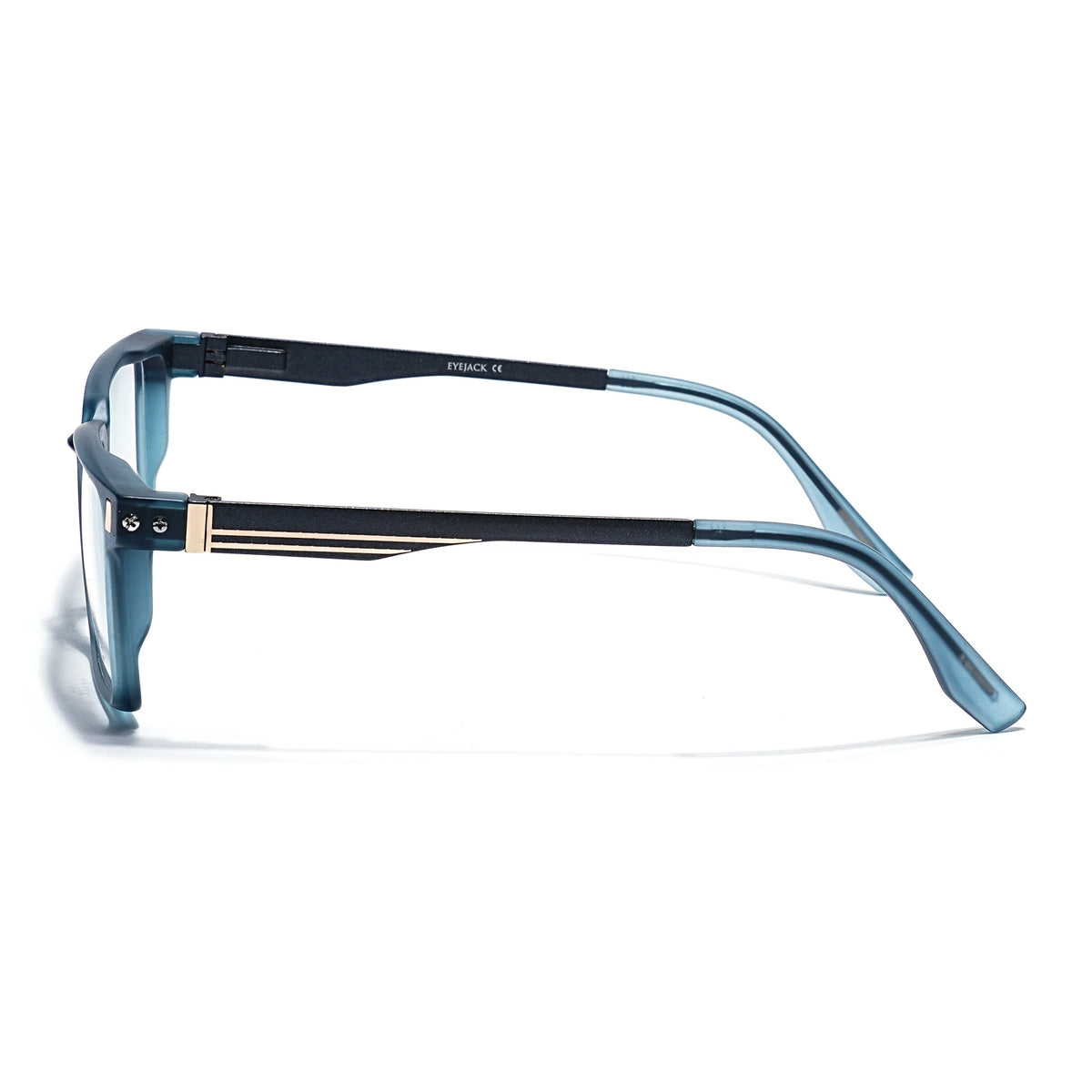 Eyejack Sea Green Rectangle Eyeglasses for Men and Women - Style 2443 - view 5