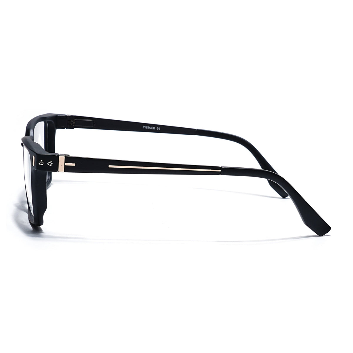 Eyejack Black Rectangle Eyeglasses for Men and Women - Style 2448 - view 5