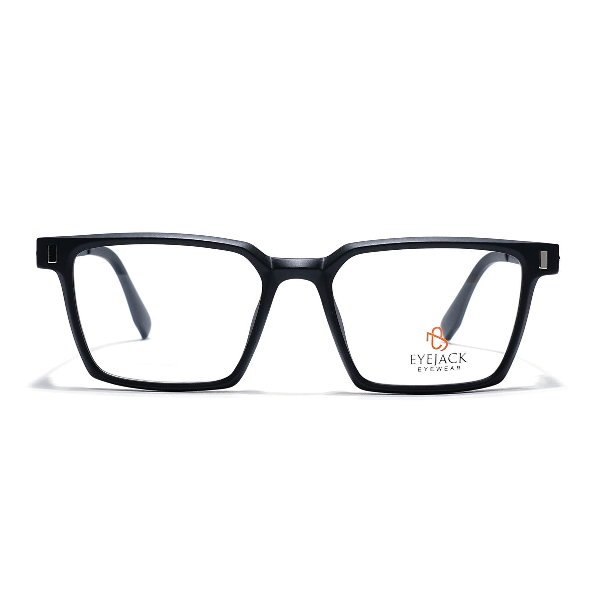 Eyejack Black Rectangle Eyeglasses for Men and Women - Style 2449 - view 2