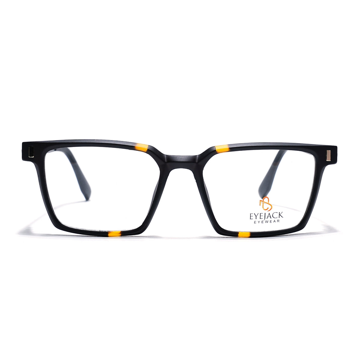 Eyejack Black & Brown Rectangle Eyeglasses for Men and Women - Style 2450 - view 2