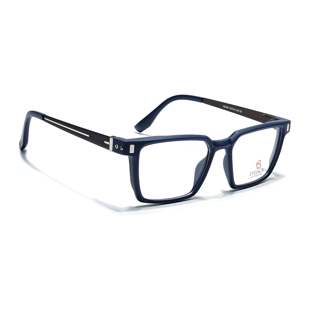 Eyejack Blue Rectangle Eyeglasses for Men and Women - Style 2454 - view 1