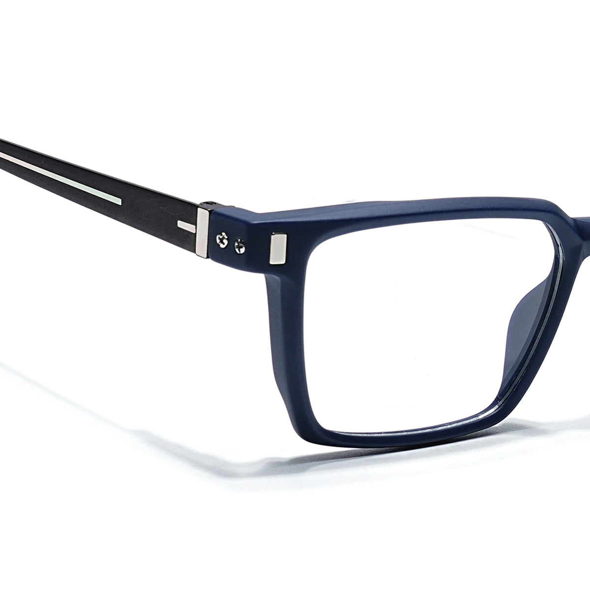 Eyejack Blue Rectangle Eyeglasses for Men and Women - Style 2454 - view 3