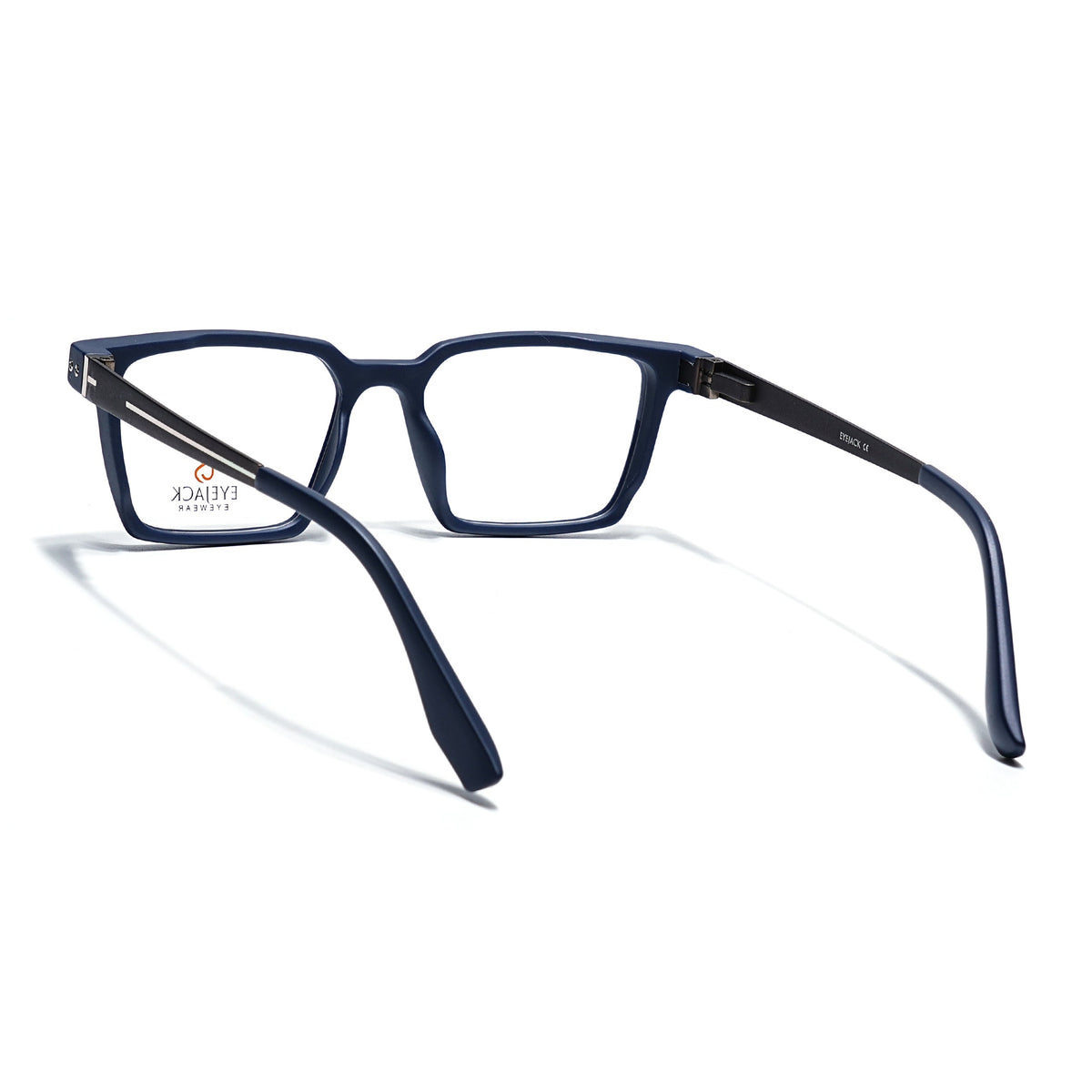 Eyejack Blue Rectangle Eyeglasses for Men and Women - Style 2454 - view 4