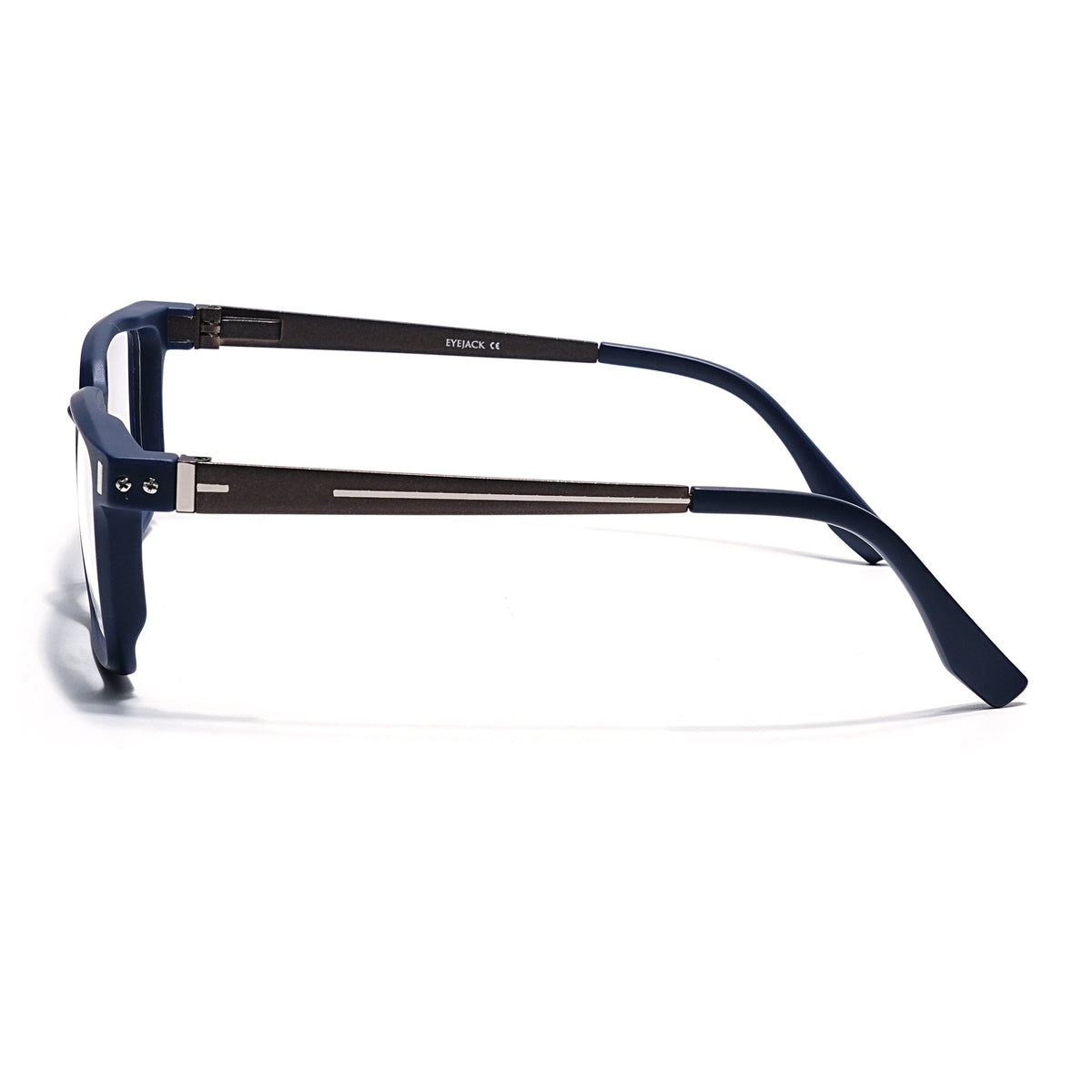 Eyejack Blue Rectangle Eyeglasses for Men and Women - Style 2454 - view 5