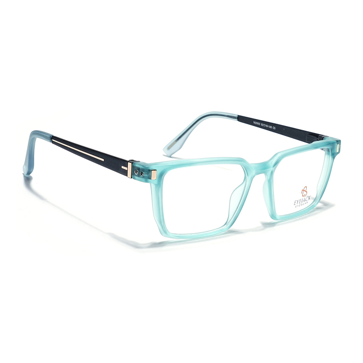 Eyejack Aqua Rectangle Eyeglasses for Men and Women - Style 2456 - view 1