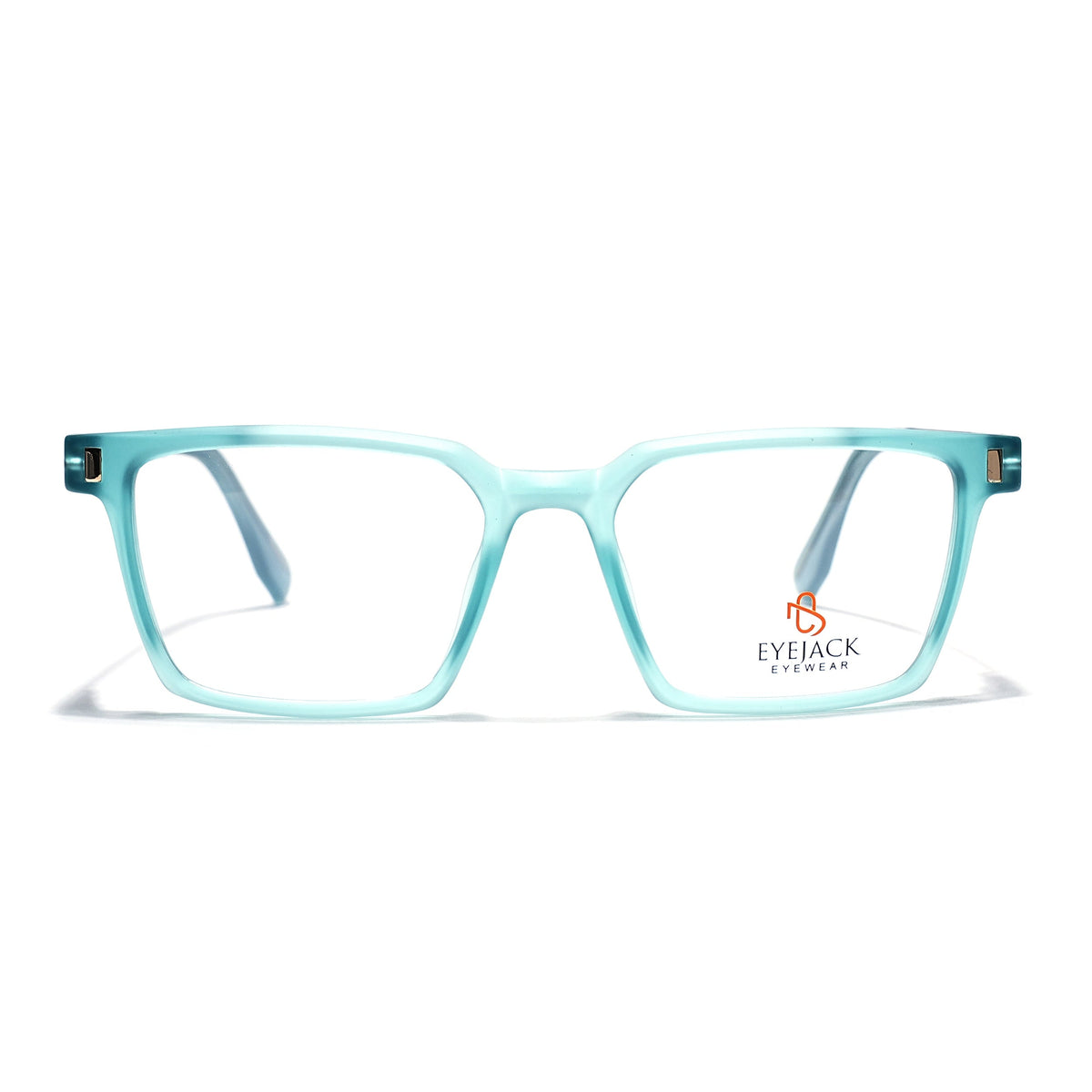 Eyejack Aqua Rectangle Eyeglasses for Men and Women - Style 2456 - view 2
