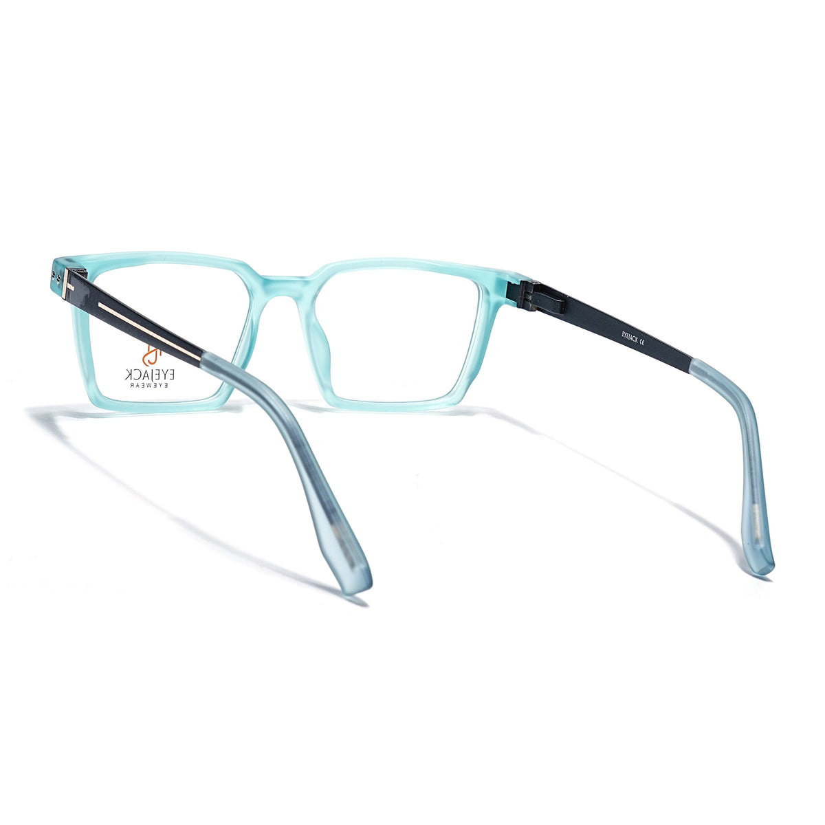 Eyejack Aqua Rectangle Eyeglasses for Men and Women - Style 2456 - view 4