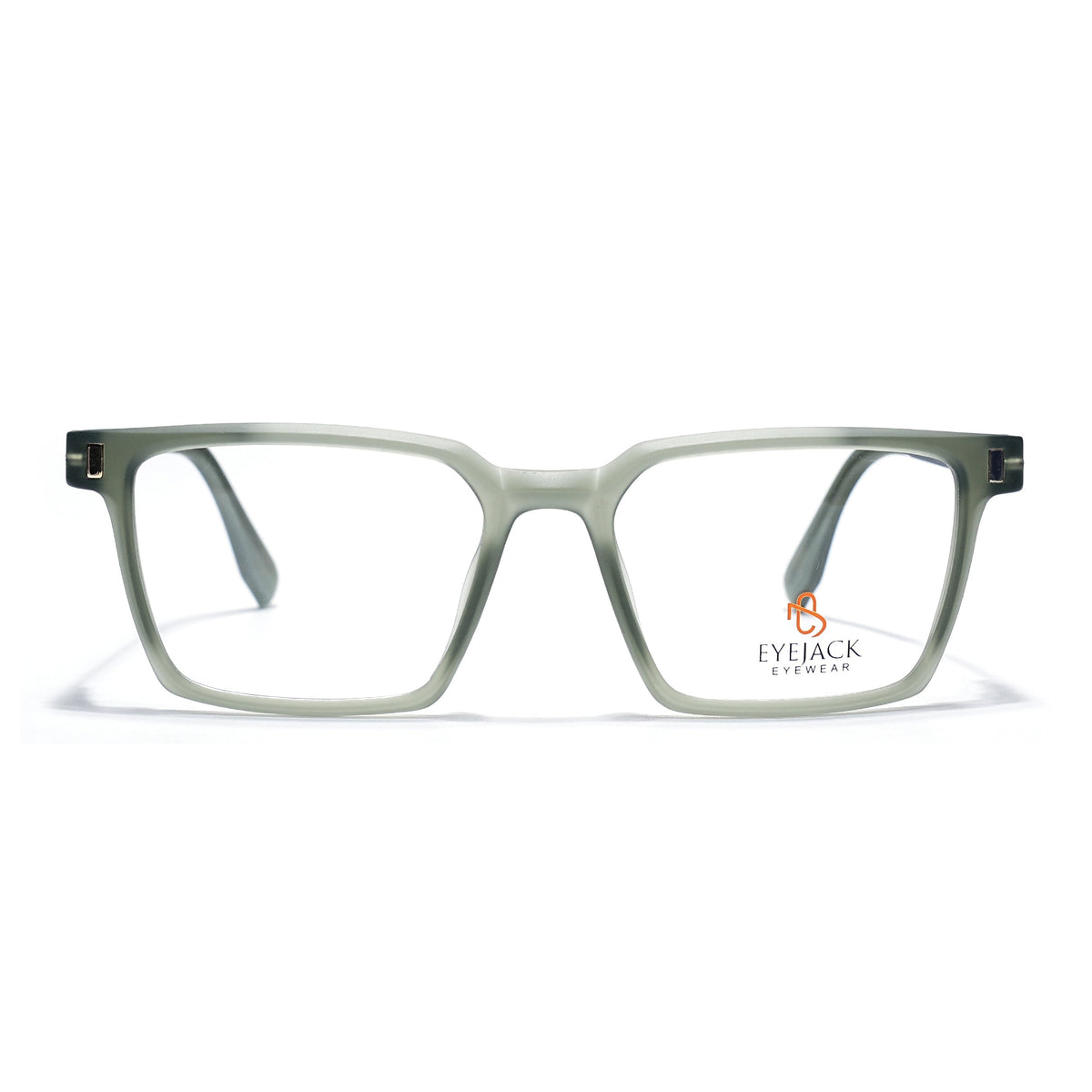 Eyejack Olive Rectangle Eyeglasses for Men and Women - Style 2458 - view 2