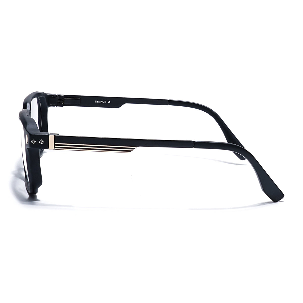 Eyejack Black Wayfarer Eyeglasses for Men and Women - Style 2460 - view 5