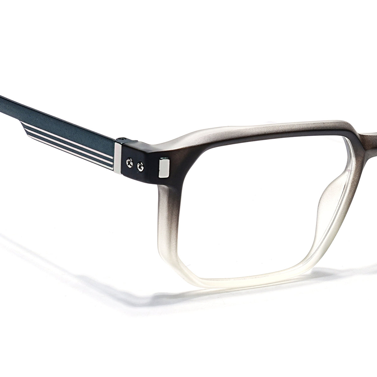 Eyejack Black & Grey Wayfarer Eyeglasses for Men and Women - Style 2464 - view 3