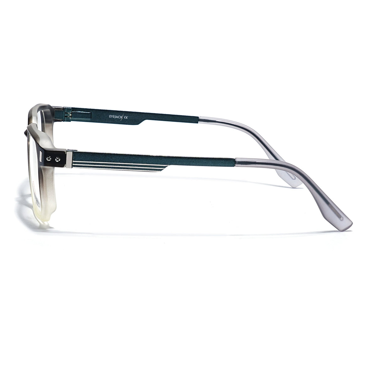 Eyejack Black & Grey Wayfarer Eyeglasses for Men and Women - Style 2464 - view 5