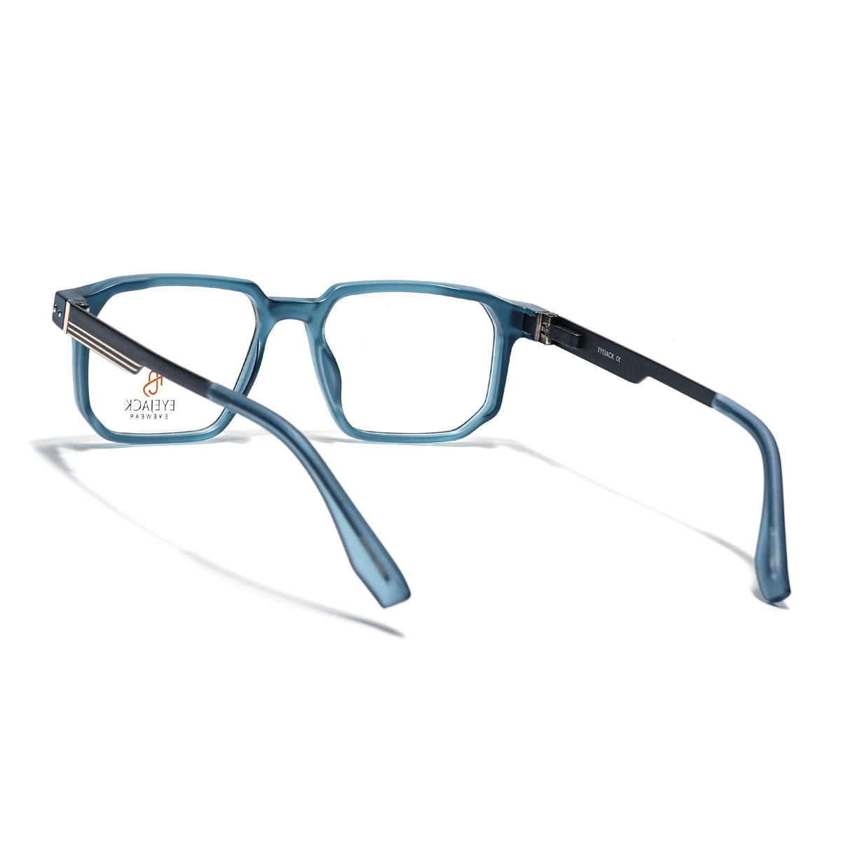 Eyejack Sea Green Wayfarer Eyeglasses for Men and Women - Style 2467 - view 4