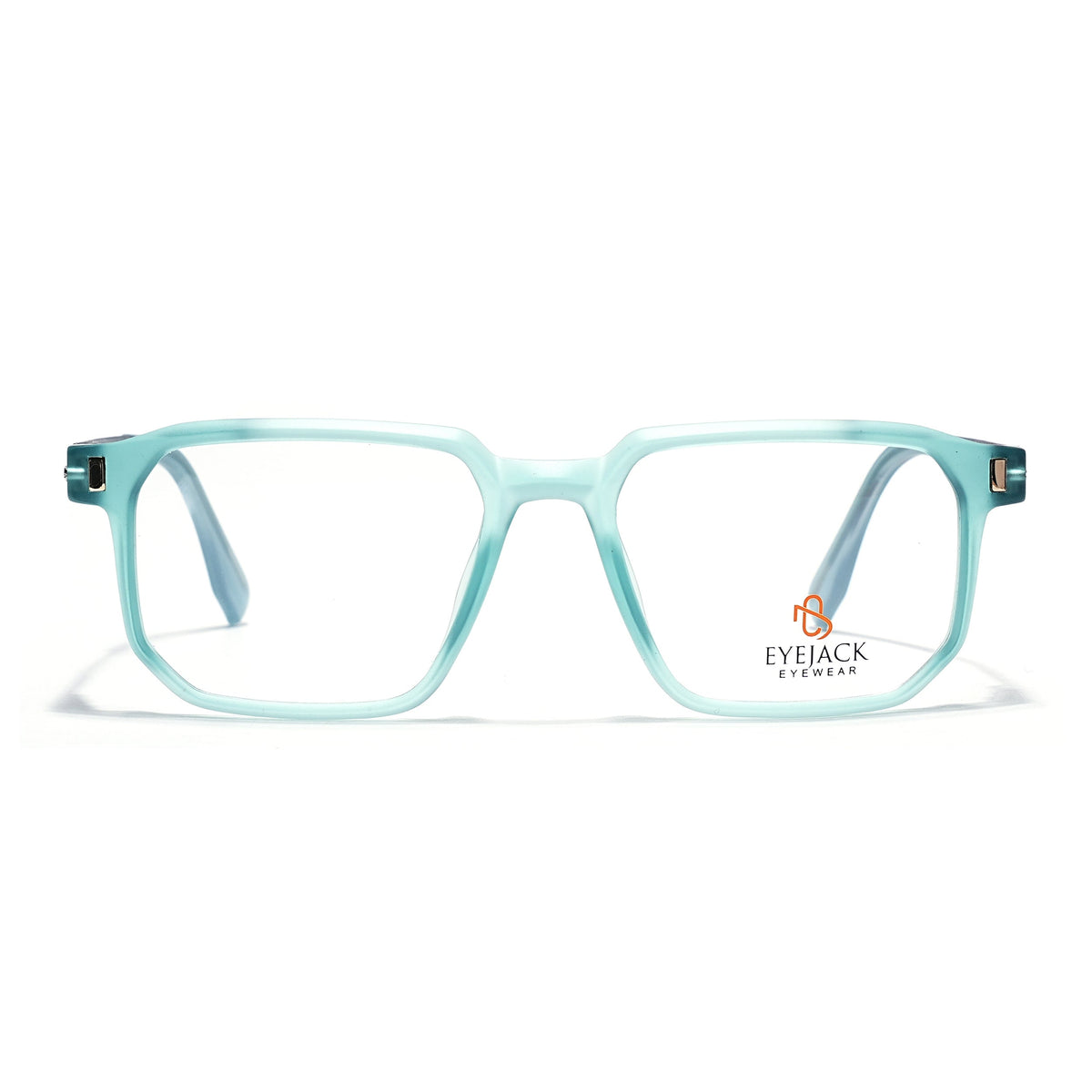 Eyejack Aqua Wayfarer Eyeglasses for Men and Women - view 2