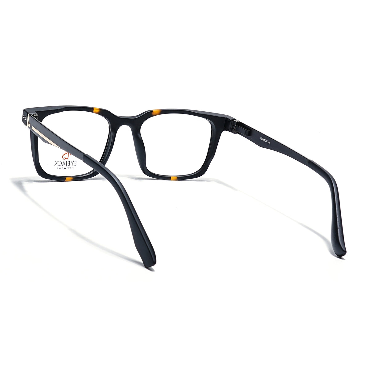 Eyejack Black & Brown Wayfarer Eyeglasses for Men and Women - Style 2474 - view 4