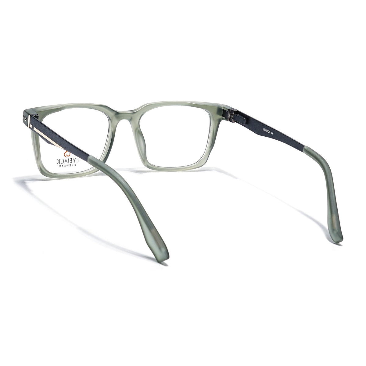 Eyejack Olive Wayfarer Eyeglasses for Men and Women - Style 2482 - view 4