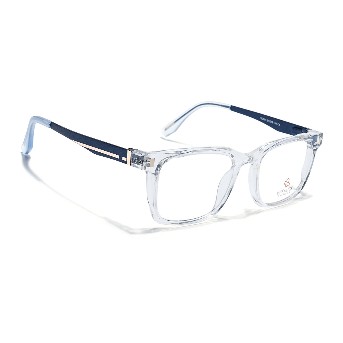 Eyejack Transparent Wayfarer Eyeglasses for Men and Women - Style 2483 - view 1