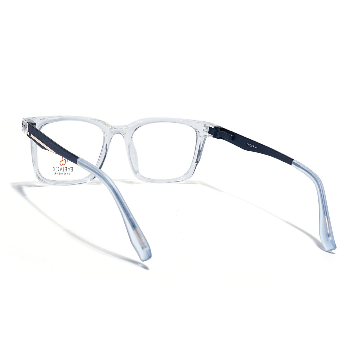 Eyejack Transparent Wayfarer Eyeglasses for Men and Women - Style 2483 - view 4