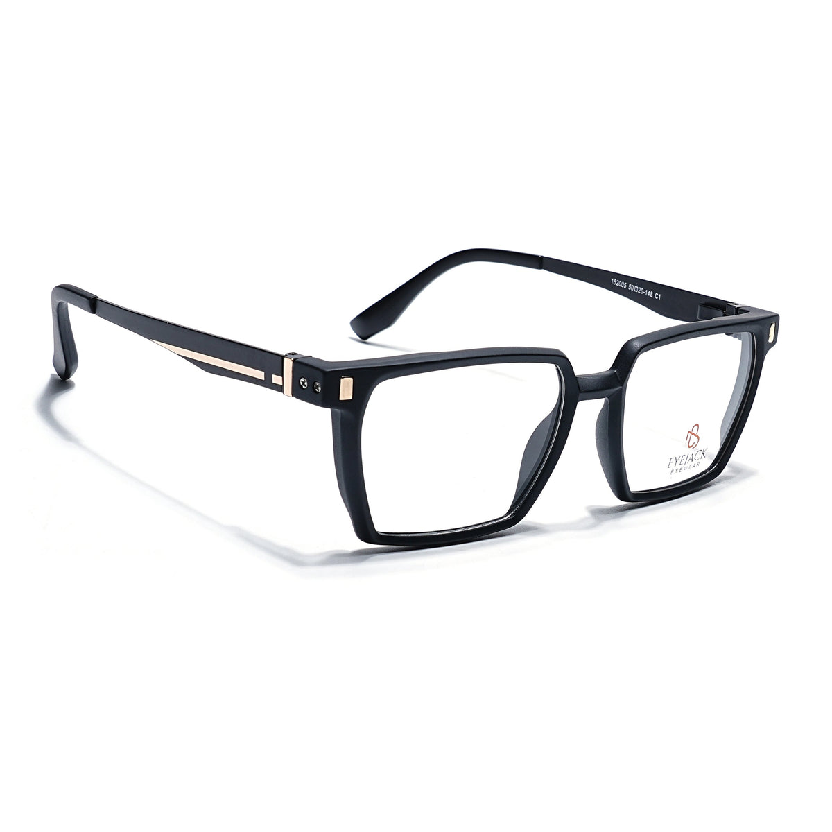 Eyejack Black Wayfarer Eyeglasses for Men and Women - Style 2484 - view 1