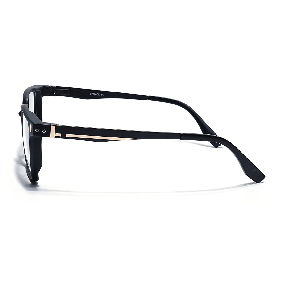 Eyejack Black Wayfarer Eyeglasses for Men and Women - Style 2484 - view 5