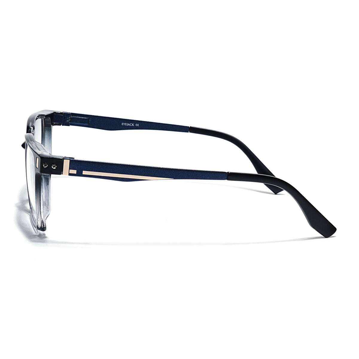 Eyejack Black & Transparent Wayfarer Eyeglasses for Men and Women - Style 2487 - view 5