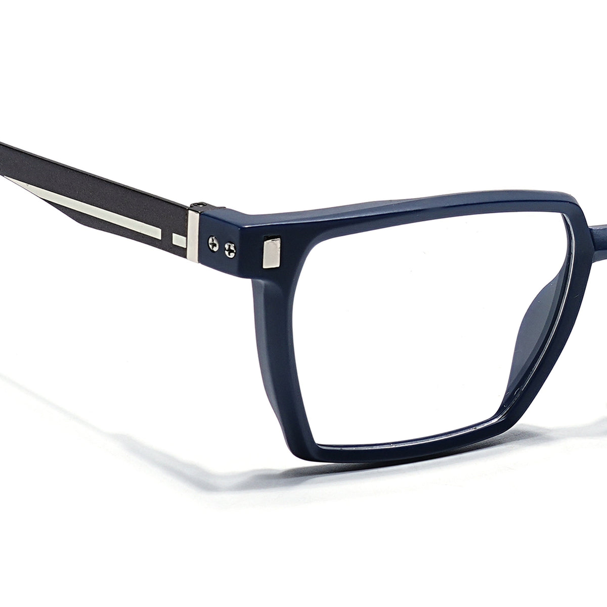 Eyejack Blue Wayfarer Eyeglasses for Men and Women - Style 2491 - view 3