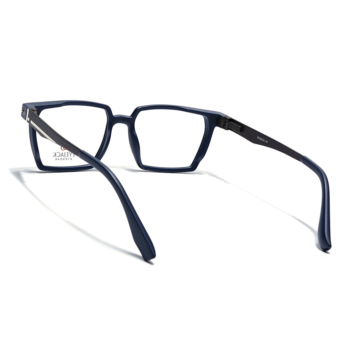 Eyejack Blue Wayfarer Eyeglasses for Men and Women - Style 2491 - view 4