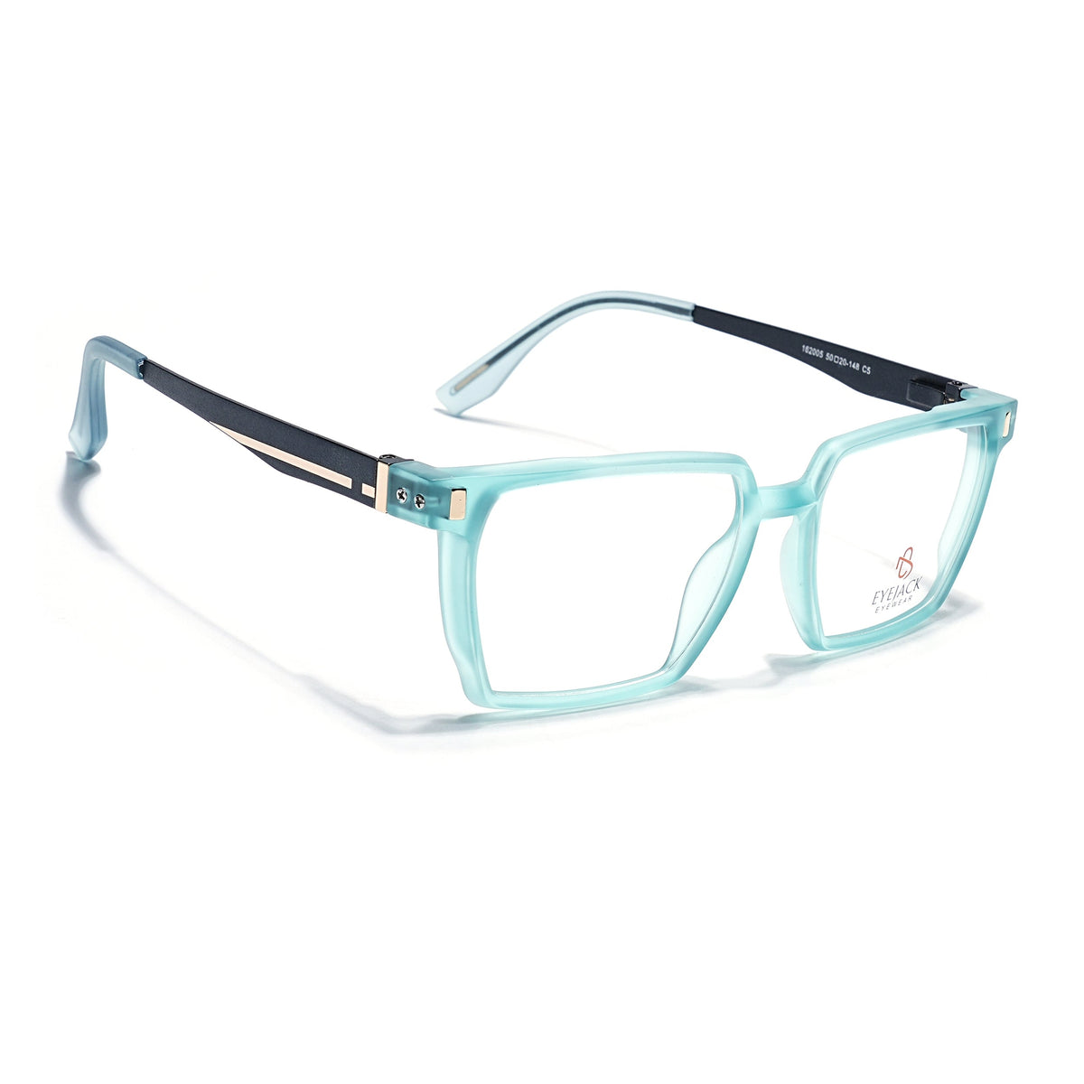 Eyejack Aqua Wayfarer Eyeglasses for Men and Women - Style 2493 - view 1