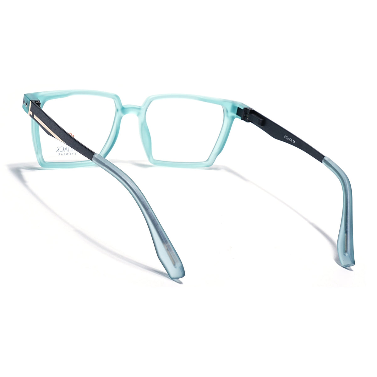 Eyejack Aqua Wayfarer Eyeglasses for Men and Women - Style 2493 - view 4