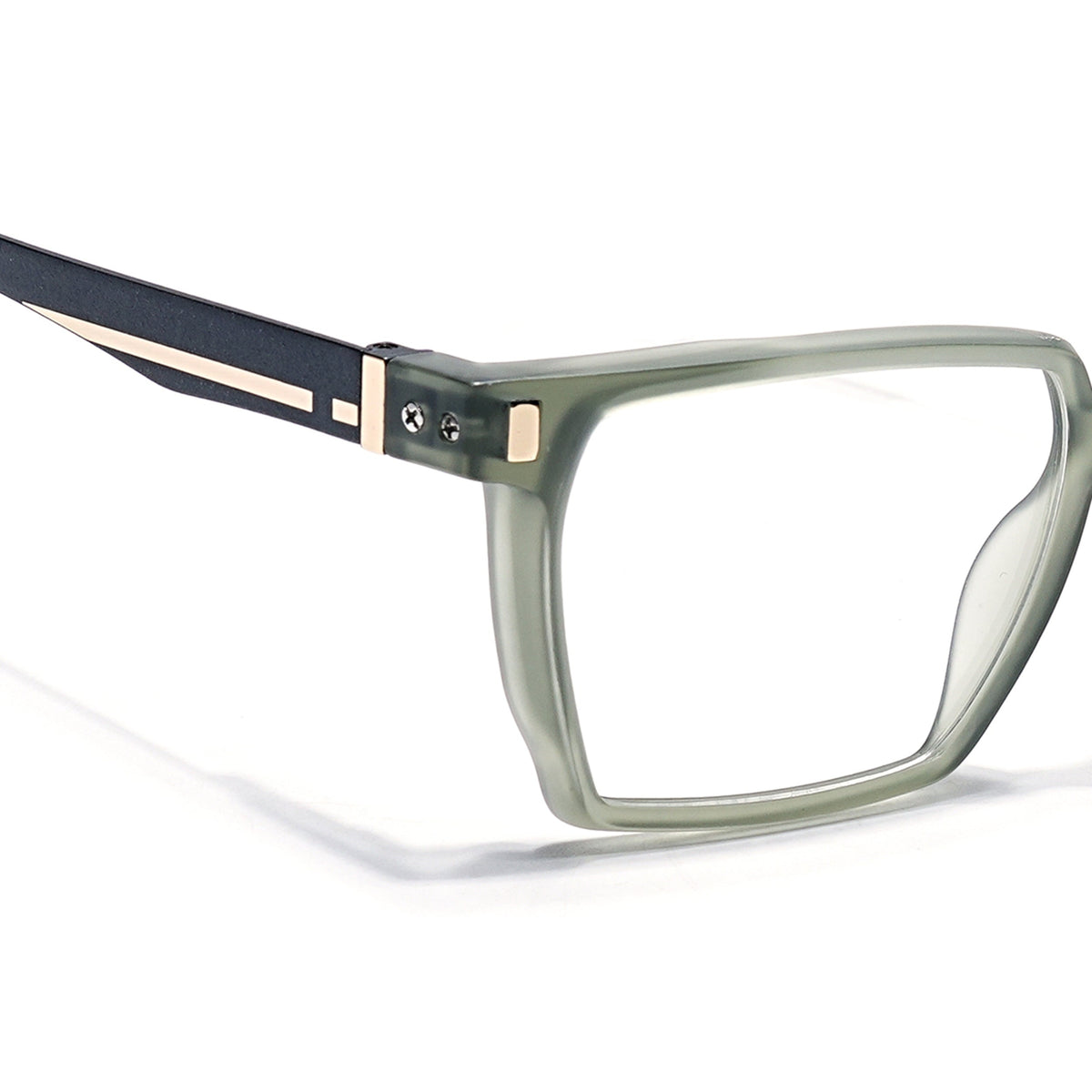 Eyejack Olive Wayfarer Eyeglasses for Men and Women - Style 2495 - view 3