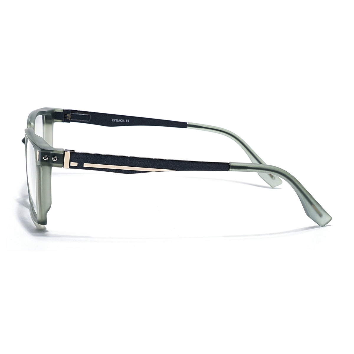 Eyejack Olive Wayfarer Eyeglasses for Men and Women - Style 2495 - view 5