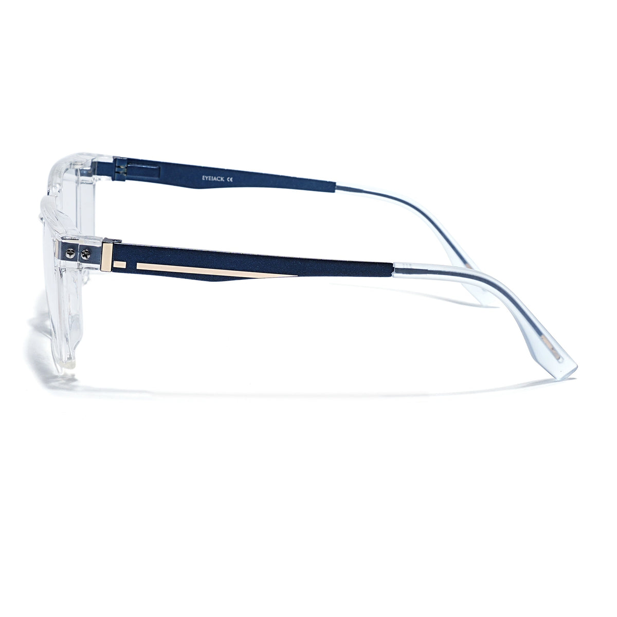 Eyejack Transparent Wayfarer Eyeglasses for Men and Women - Style 2496 - view 5