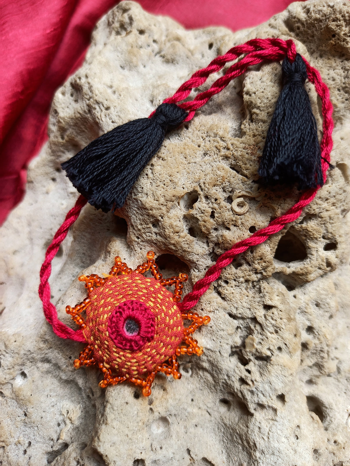 Floral Mirror Rakhi