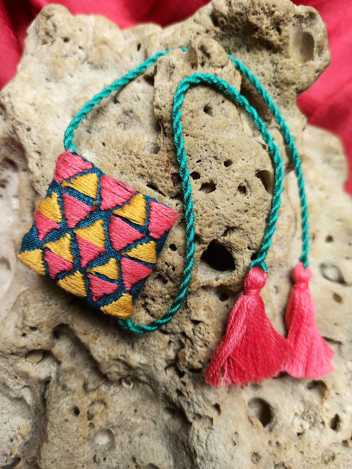 Square Shaped Soof Rakhi