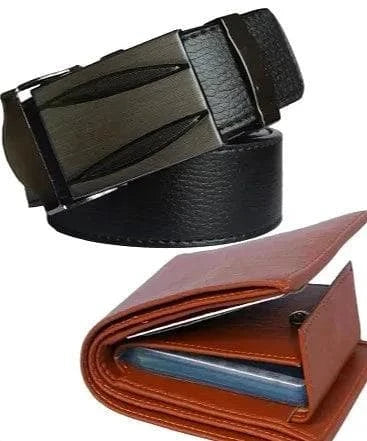 Smart and Stylish Men's Formal / Casual Belt and Wallet (combo set) - HalfPe