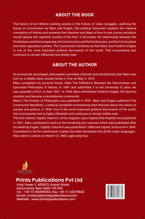 The Communist Manifesto Prints Publications