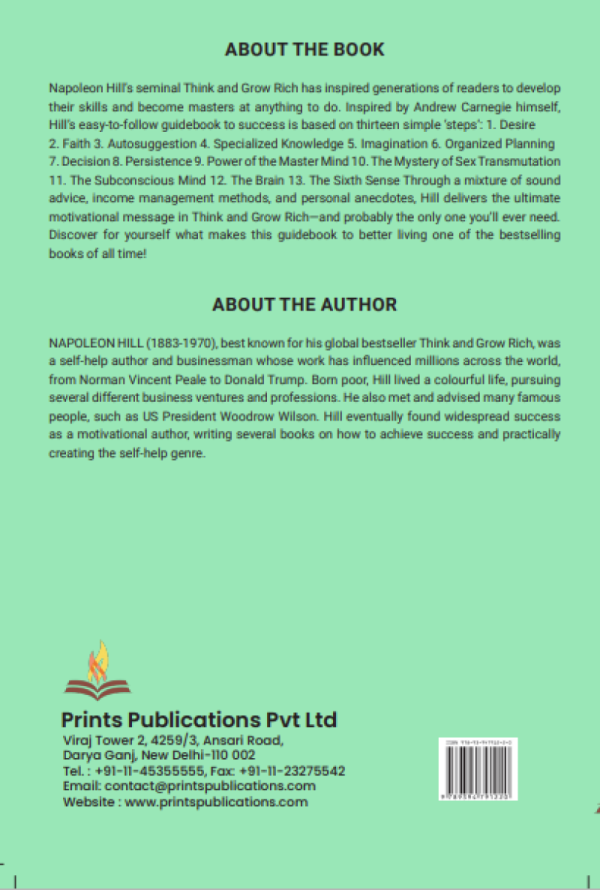 Think and Grow Rich Prints Publications