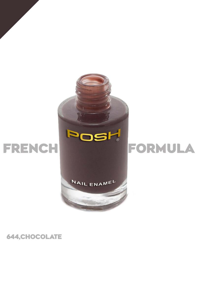 Posh Long-lasting Shine High Gloss Nail Polish - 9ml (Brown)