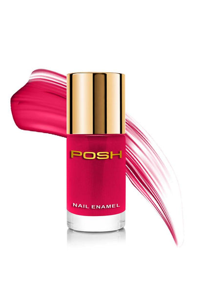 Posh Long-lasting Shine High Gloss Nail Polish - 9ml (Hot Pink)