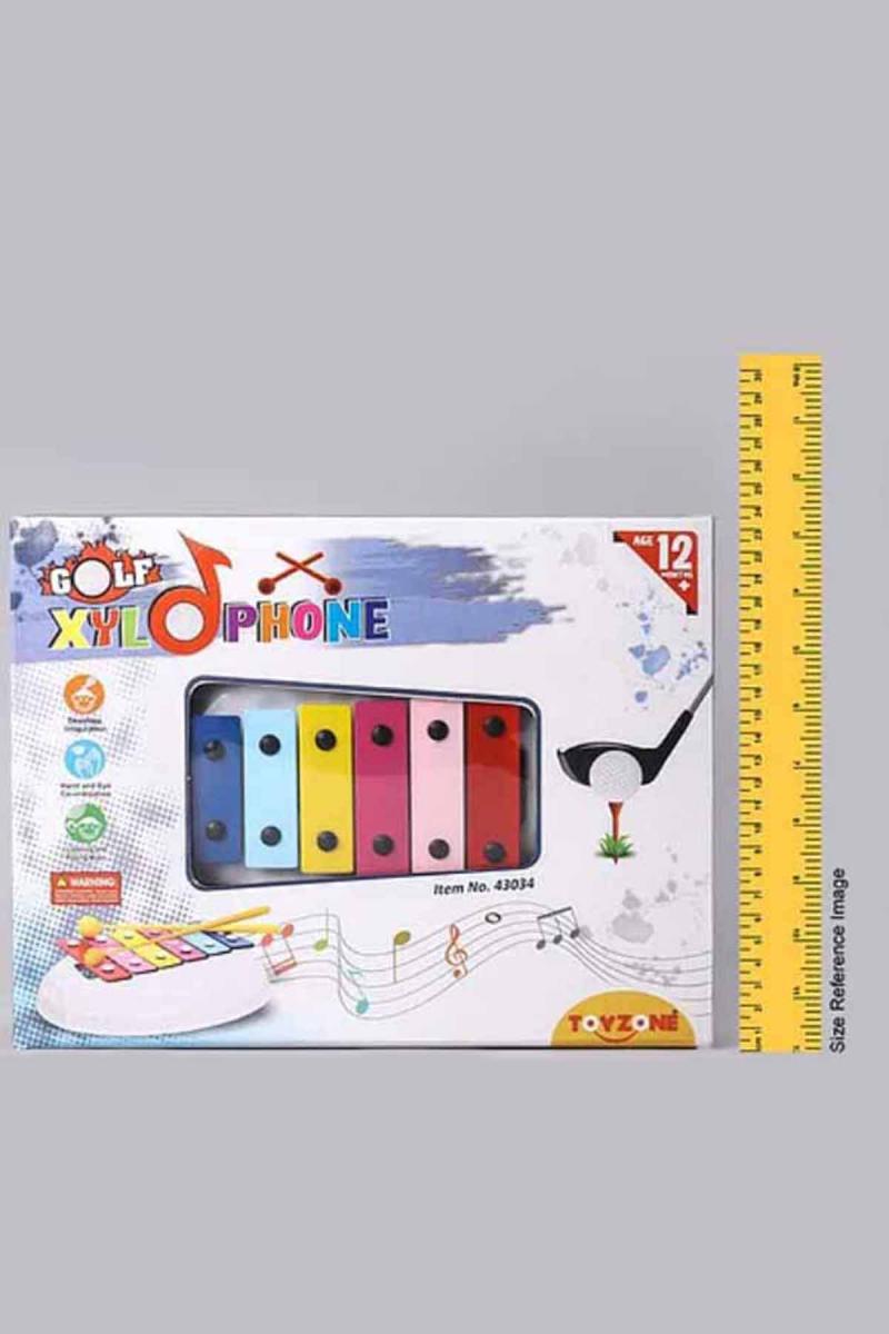 Toyzone Golf Xylophone Musical Toy For Kids - (White)