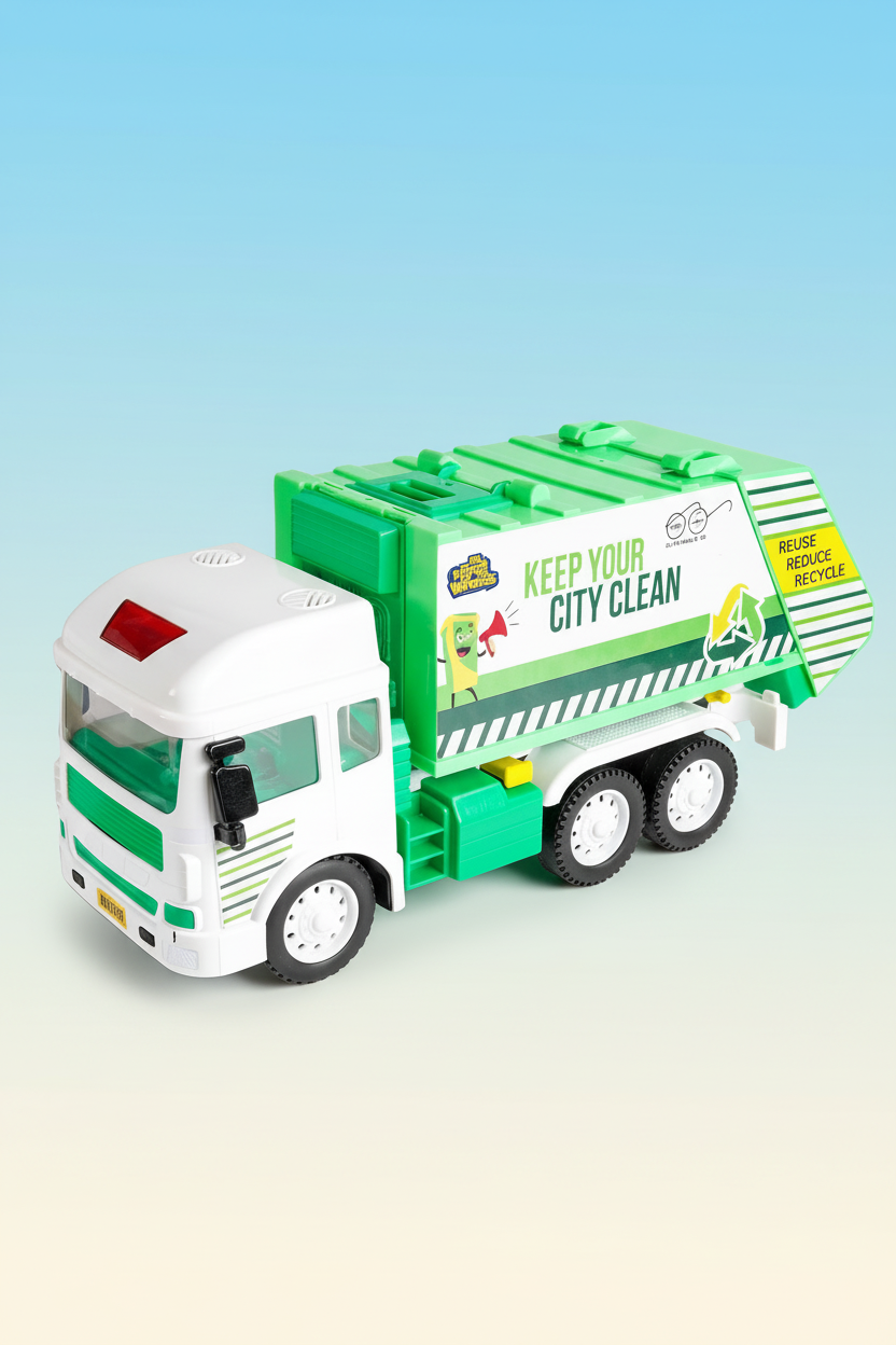 Garbage Truck Toy For Kids SUPER