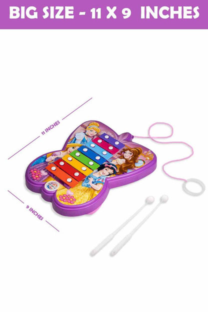 Ratna's Pull Along Xylophone Princess Toy For Kids (Multicolor)