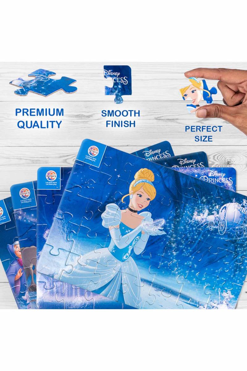 4 In 1 Cinderella Jigsaw Puzzles For Kids