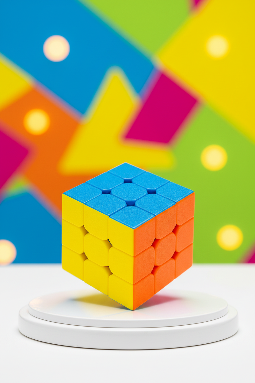 3x3 Cube for Speed Cubing & Puzzle - Pack of 1 SUPER