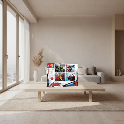 4 In 1 Avengers Solo Jigsaw Puzzles For Kids SUPER