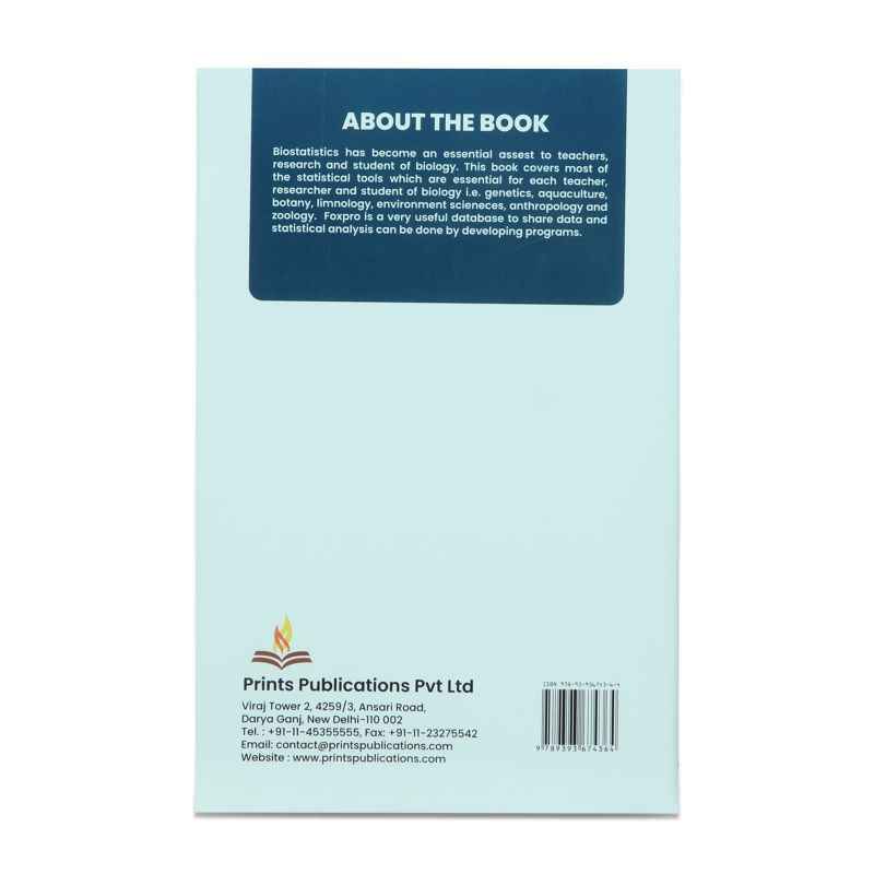 BIOSTATISTICS AND COMPUTER APPLICATIONS Prints Publications