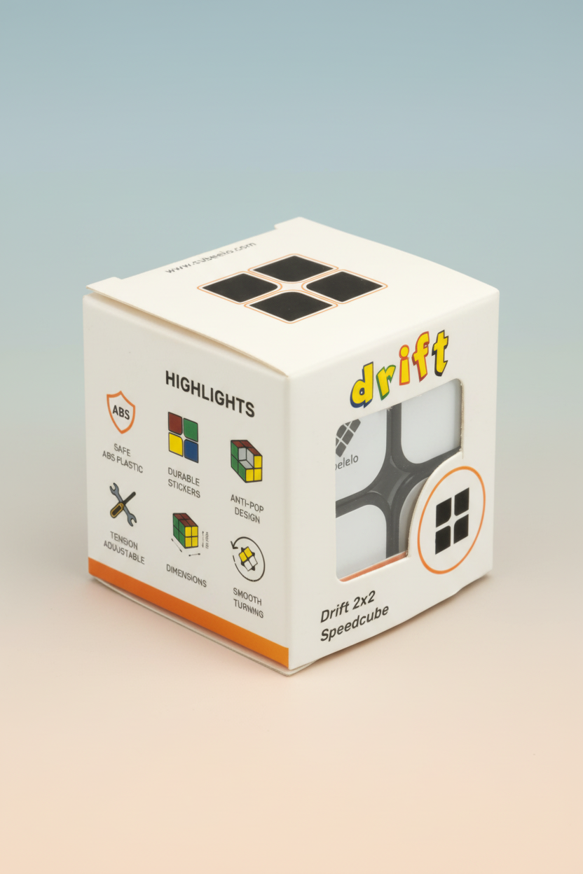 2x2 Speed Cube Stickerless Puzzle SUPER