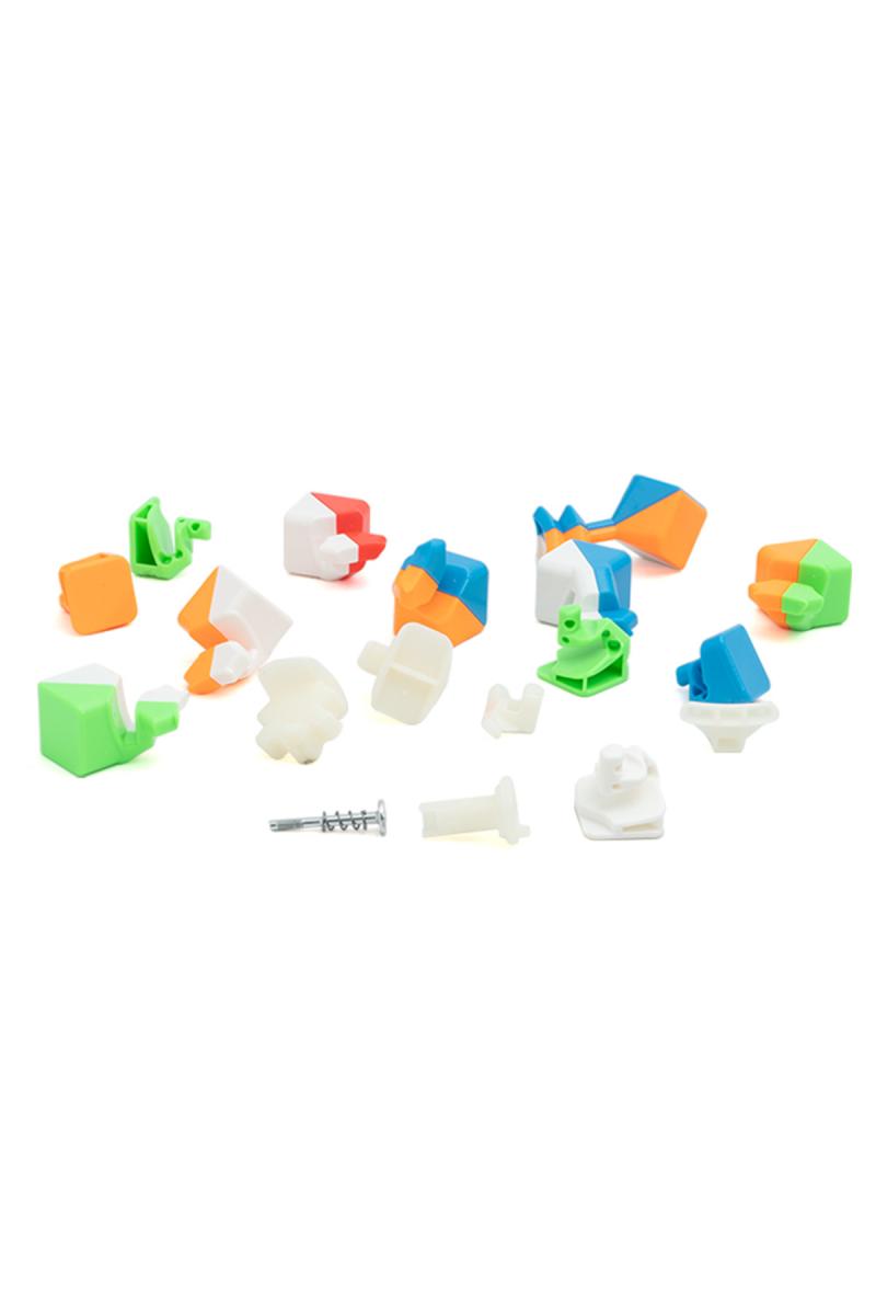 Twist 4x4 Sticker less Speed cube Puzzle (Multicolor)