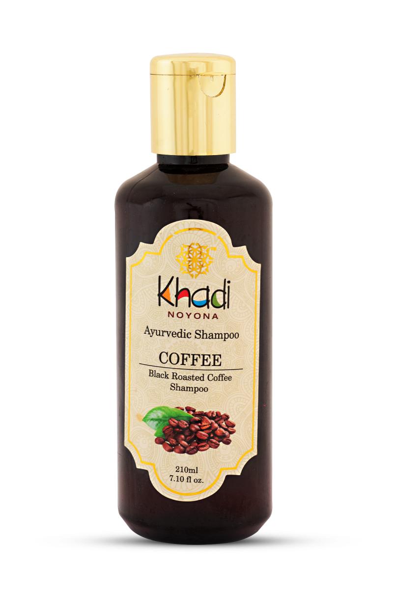 Noyona Khadi Ayurvedic Black Roasted Coffee Shampoo - 210ml